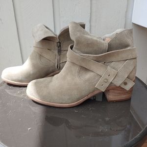 NWOT Ugg Tan Suede Ankle Boots